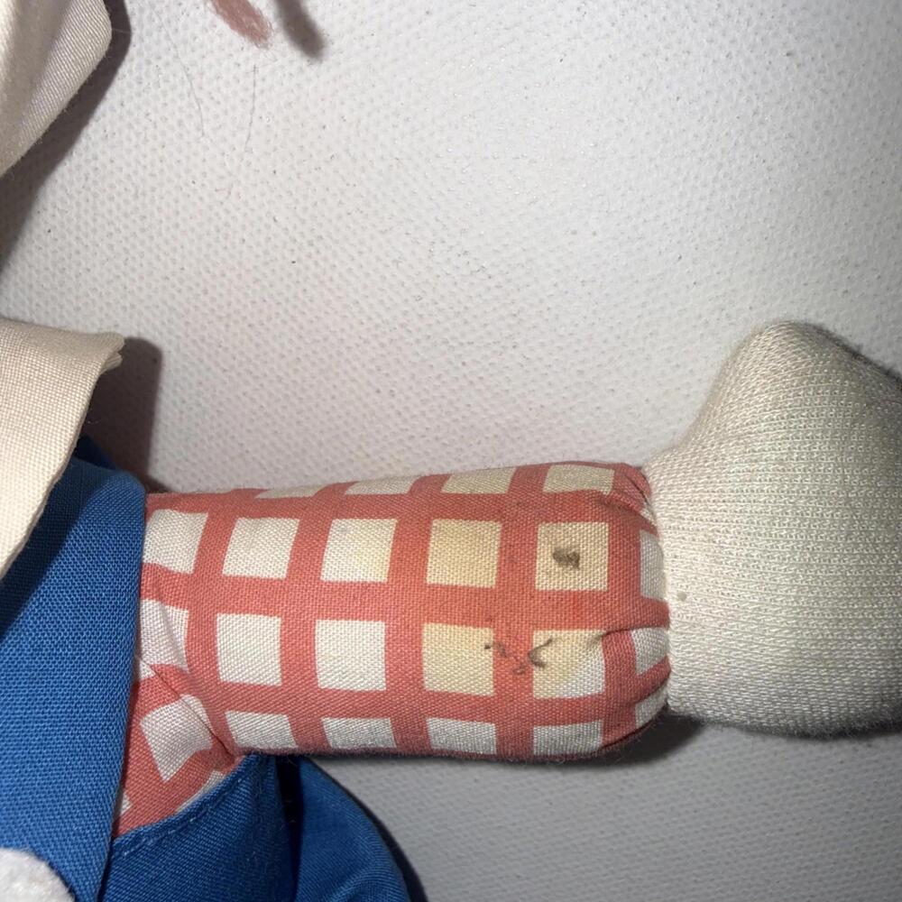 Little Raggedys‎ Raggedy Ann Andy Doll 1991 Macmillan Plush Vinyl Face ONE PLUSH - Picture 5 of 8